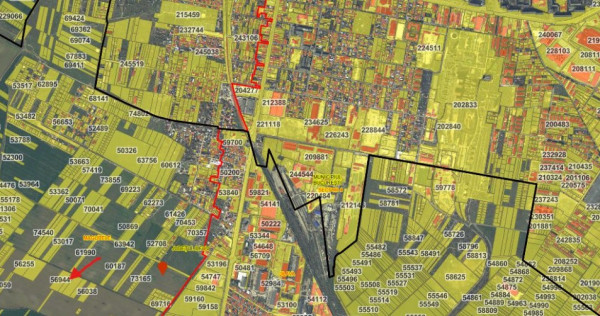 Teren intravilan neimprejmuit CF 74818, 4451mp