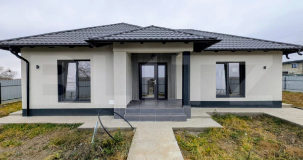 Casa plan parter, 85 mp, 3 camere, teren 350 mp, zona Visani