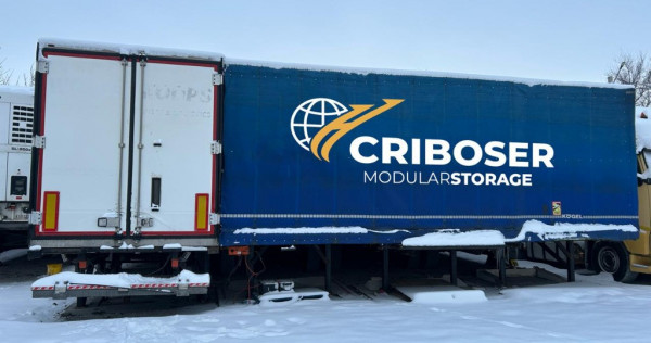 Depozit modular din semiremorci &ndash; &icirc;nchiriere spațiu &ndash; com. Bors