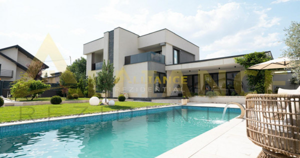 Vila de lux P 1E ~ 5 camere 5 bai dressing ~ 850mp teren