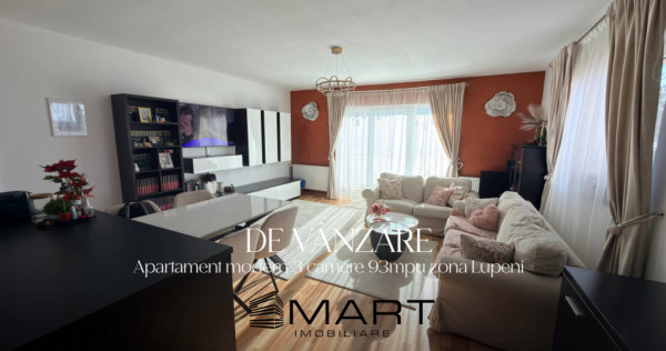 Apartament modern 3 camere 93mpu zona Lupeni
