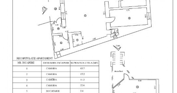 Apartament 4 camere in casa veche pe un nivel,beci,garaj,ultracentral