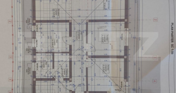 Teren de vanzare in Santandrei cu fundatie turnata si autori