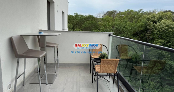 Apartament 2 camere tip studio mobilat Baneasa Greenfield