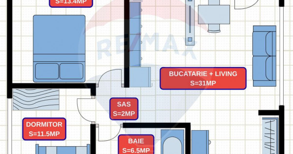 Apartament 3 camere + garaj - Strada Teilor - Floreşti