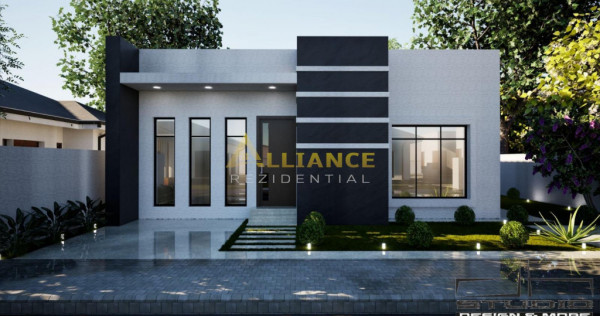 Proiect deosebit in Berceni &ndash; casa pe parter 4 camere tere