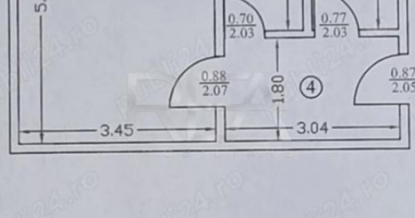 Garsoniera, 33 mp+boxa 6,4mp, P/4-Drumul Taberei