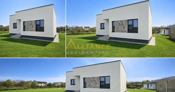 Casa individuala - 3 camere - 2 bai - 378 mp teren