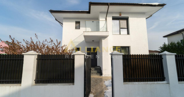 Vila mobilata / 5 Camere / 4 Bai / Curte amenajata / Mutare