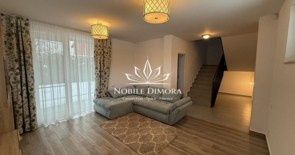 Casa moderna cu 4 camere, 2 bai, terasa si gradina de 50m...