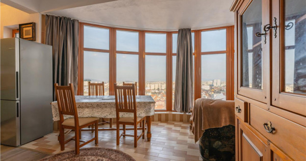 Studio, regim in vila, areal pretios, terasa, vedere panoram