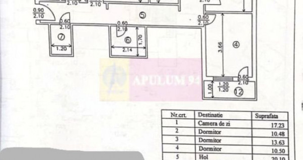Apartament 4 camere deosebit, recent renovat, et 3/9, Met...