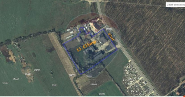 Spațiu industrial 15435 mp. de v&acirc;nzare in Tinca.