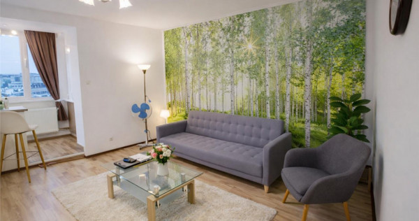 Garsoniera moderna, etaj intermediar, cadru natural, Noua Br