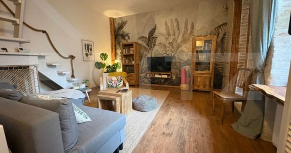 Casă cochetă 60 mp + mansardă, mobilată, zona centrală