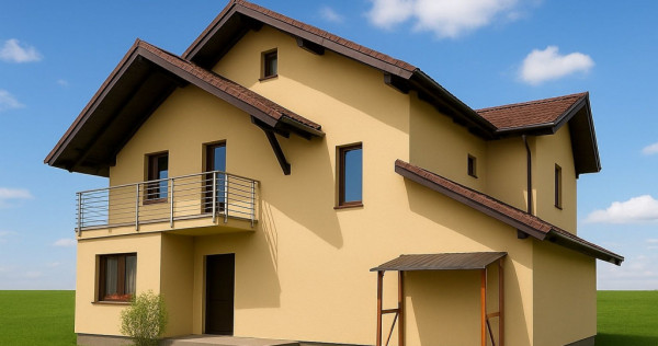 Casa 4 camere - 284mp, teren 556 mp - Stupini Brasov