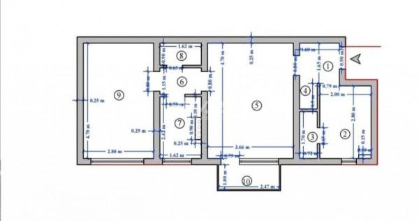 Podu Ros- Apartament 2 camere