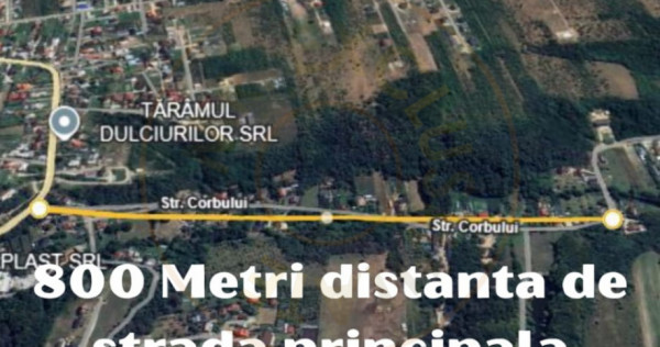 Teren 844 mp + Fundatie + Garaj | Smeura