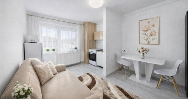 Garsoniera practica,Central: vis-a-vis de Universitatea Tran