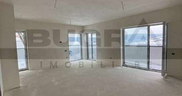 Apartament de 3 camere, 77mp + 50mp terasa, parcare, Baciu