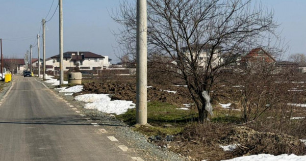 Domnești, teren langa pădure, 420mp, utilități, deschid