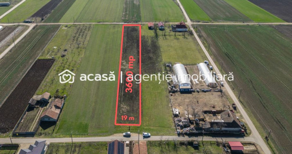 Teren 3.600 mp &icirc;n Curtici, 2 fronturi stradale &ndash; La do...