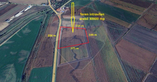 Teren intravilan, 30000 mp, zona Hanul din Ardeal