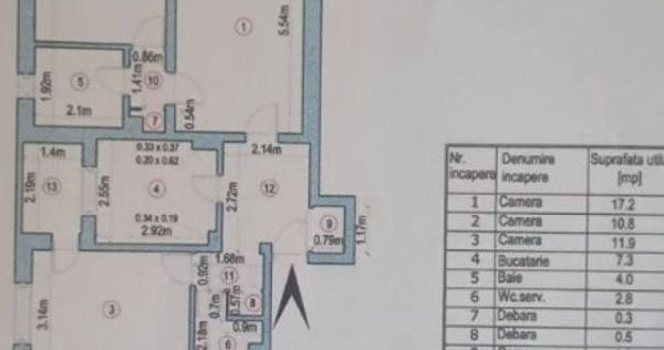 Apartament 3 camere sector 2 Rascoala 1907