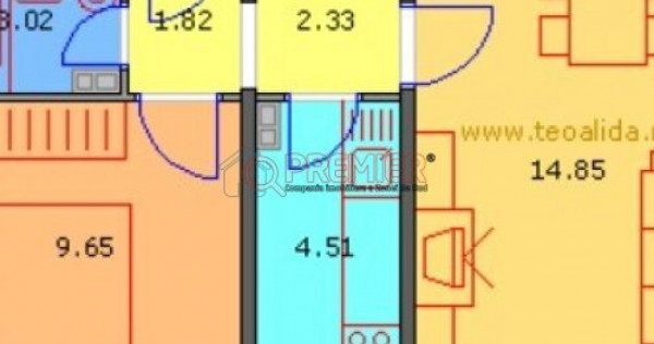 Nitu Vasile - Bd Brancoveanu 2 camere decomandat