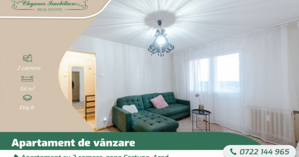 Apartament cu 2 camere, zona Fortuna, Arad