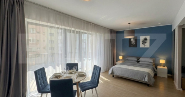 Apartament 1 camera, 45 mp, parcare, lux, Zona: Calea Flores