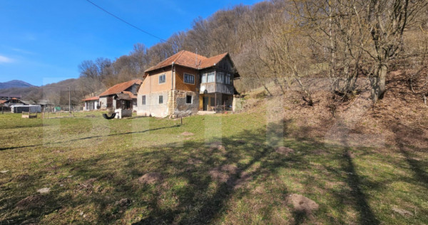 Casă cu teren generos 6.820 mp, l&acirc;ngă pădure și r&acirc;u ??