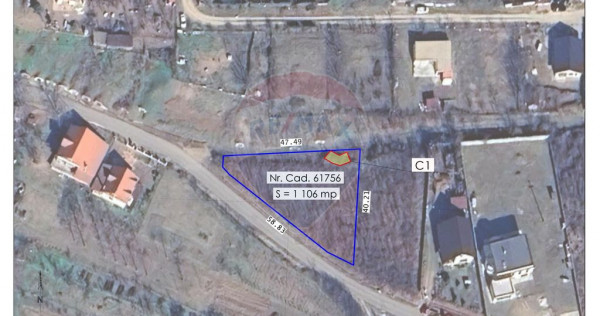 Teren intravilan de v&acirc;nzare, 1106 mp &ndash;Paleu, județul ...