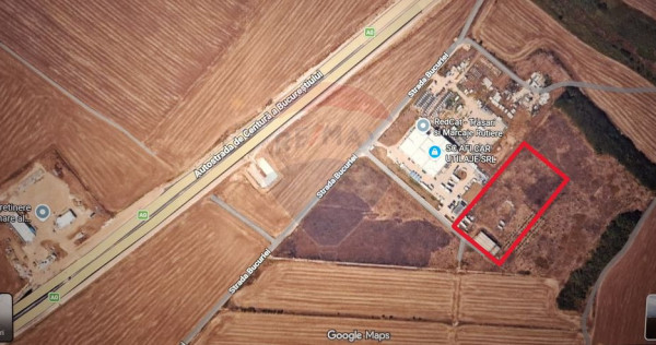 Teren 15.107mp, POT60%+Hală industrială | Glina | acces...