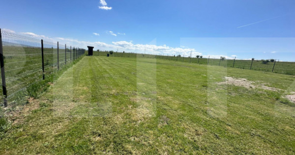 Teren intravilan imprejmuit intr-o zona panoramica
