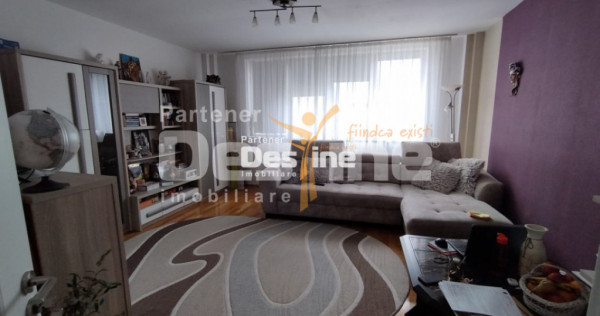 Apartament de v&acirc;nzare 2 camere, decomandat, mobilat