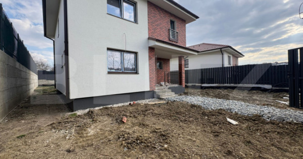 Casă individuală modernă cu 3 dormitoare, 120 mp utili, 4