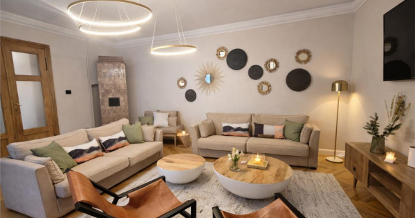 Refugiu urban lux, apartament spectaculos pe aleea pietonala