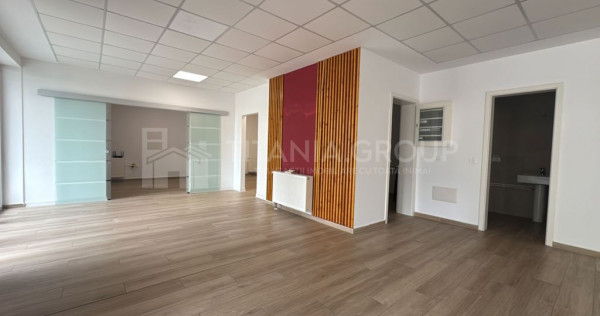 Spațiu comercial Kasper Coresi 100 mp, terasă 35mp