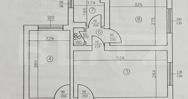 Apartament 3 camere, etaj Intermediar, zona: Podu Ros (Tesat