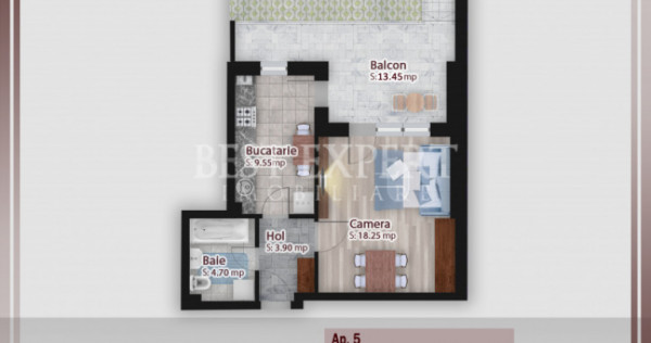 Garsoniera cu Gradina 500 mt STB/Zona Linistita