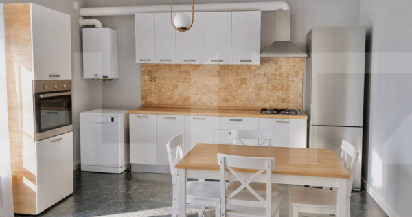 Casă duplex renovată pe parter, 2 dormitoare și terasă,