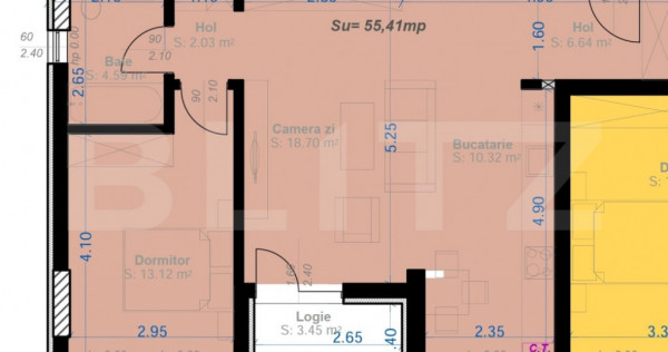 Apartament 2 Camere Modern | 55 mp Utili | Zona Aradului