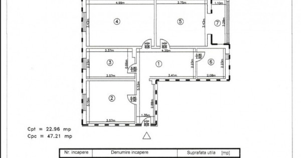 Persoană fizică, v&acirc;nd apartament cu 3 camere decomandat &ndash; Str. Gloriei