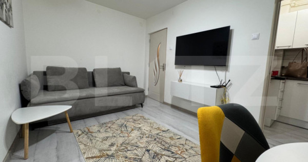 Apartament cu 2 camere LUX | Parter | Complet mobilat și u
