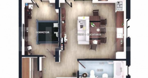 Apartament 2 camere, Terasa, CF parcare subterana, boxa, Zon