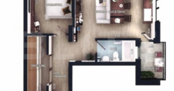 Apartament 2 camere, 2 balcoane, CF parcare subterana, boxa,