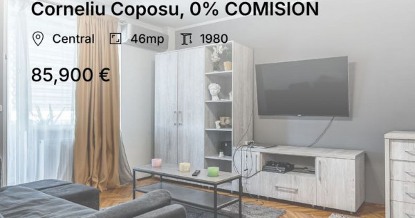 REZERVAT Apartament mobilat pe strada Corneliu Coposu, 0%...