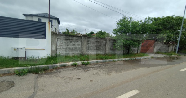 Teren C&acirc;rcea, utilități, 1.236 mp, 16.6 m deschidere