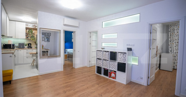 Apartament 4 camere, 67 mp, bloc nou, 2 parcari, zona Rivus